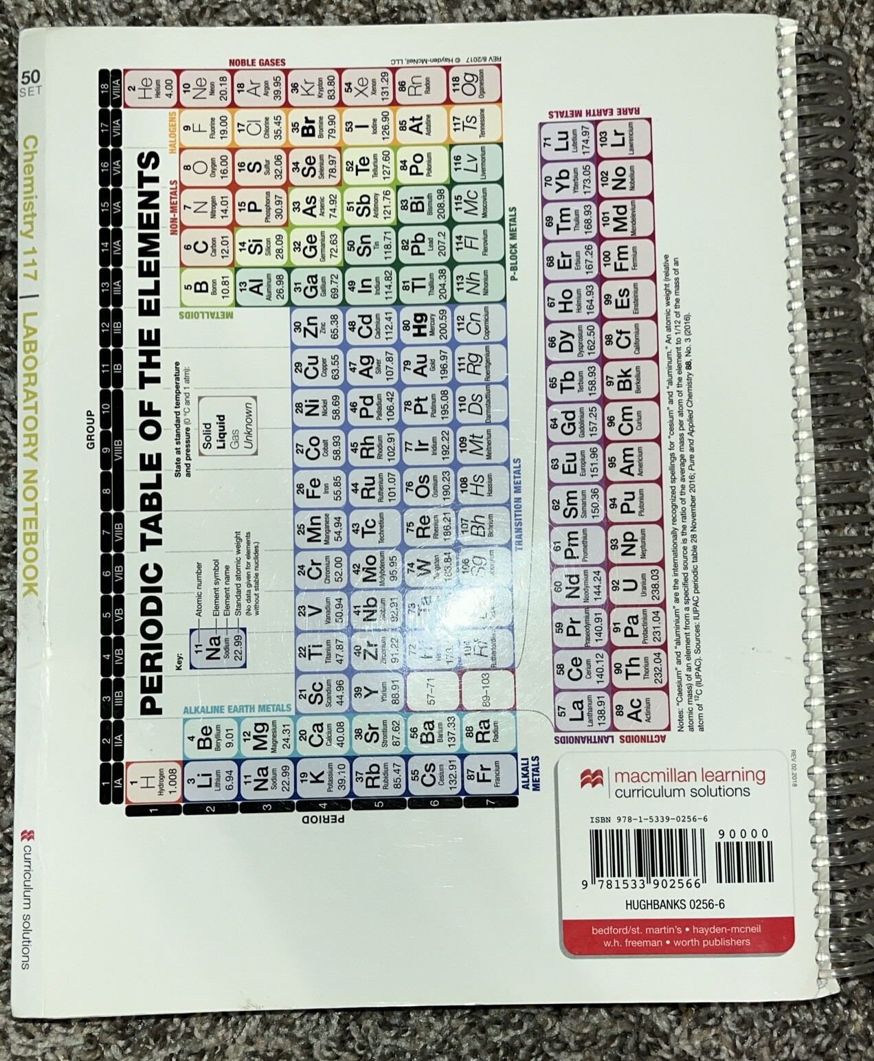 General Chemistry Of The Texas Environment Lab Manual 117