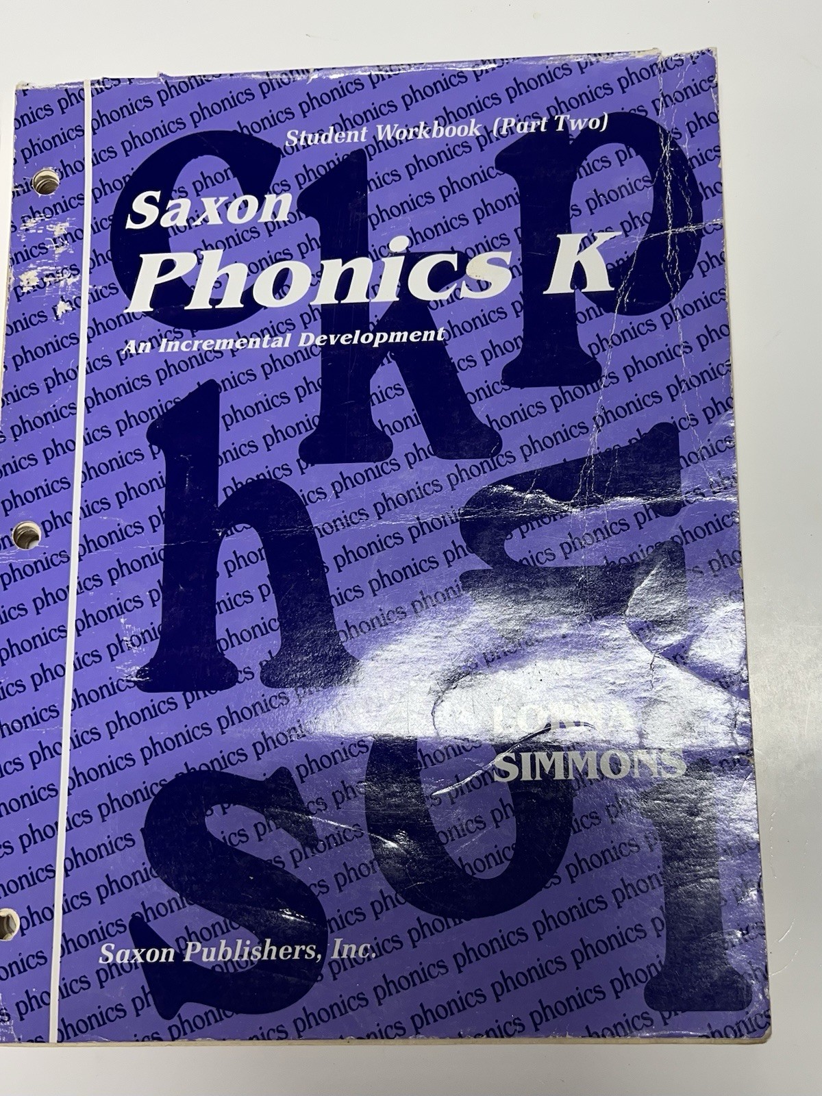 Saxon Phonics K SET student Workbook part 1 & 2 + Teacher’s manual kindergarten