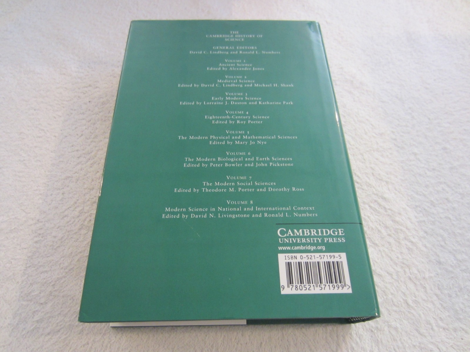 Cambridge History of Science Vol 5 The Modern Physical and Mathematical Sciences