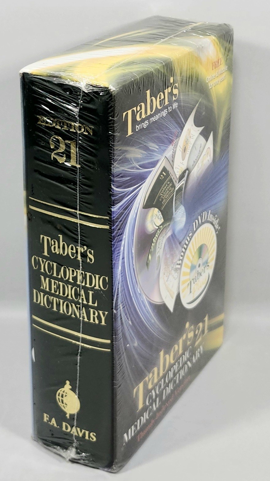 Taber’s 21 CYCLOPEDIC MEDICAL DICTIONARY Book DVD Thumb-Indexed F.A. Davis