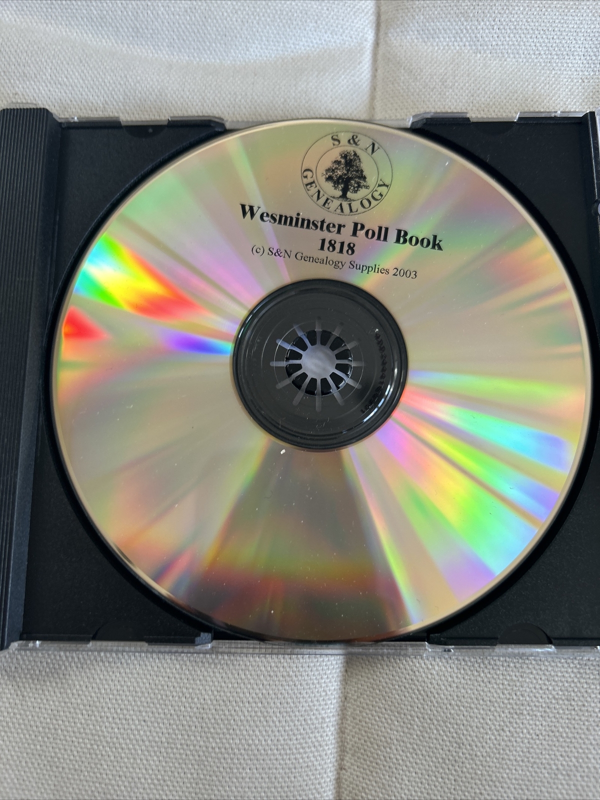 Westminster Poll Book 1818 On CD. Genealogy / Local History