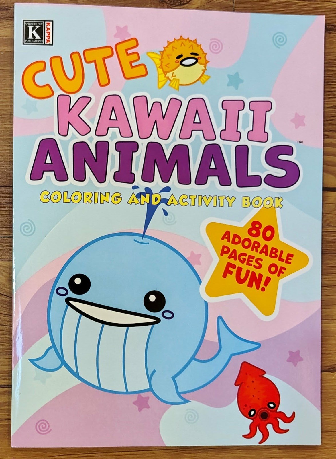 Cute Kawaii Animals Coloring and Activity Book 80 Adorable pages of Fun