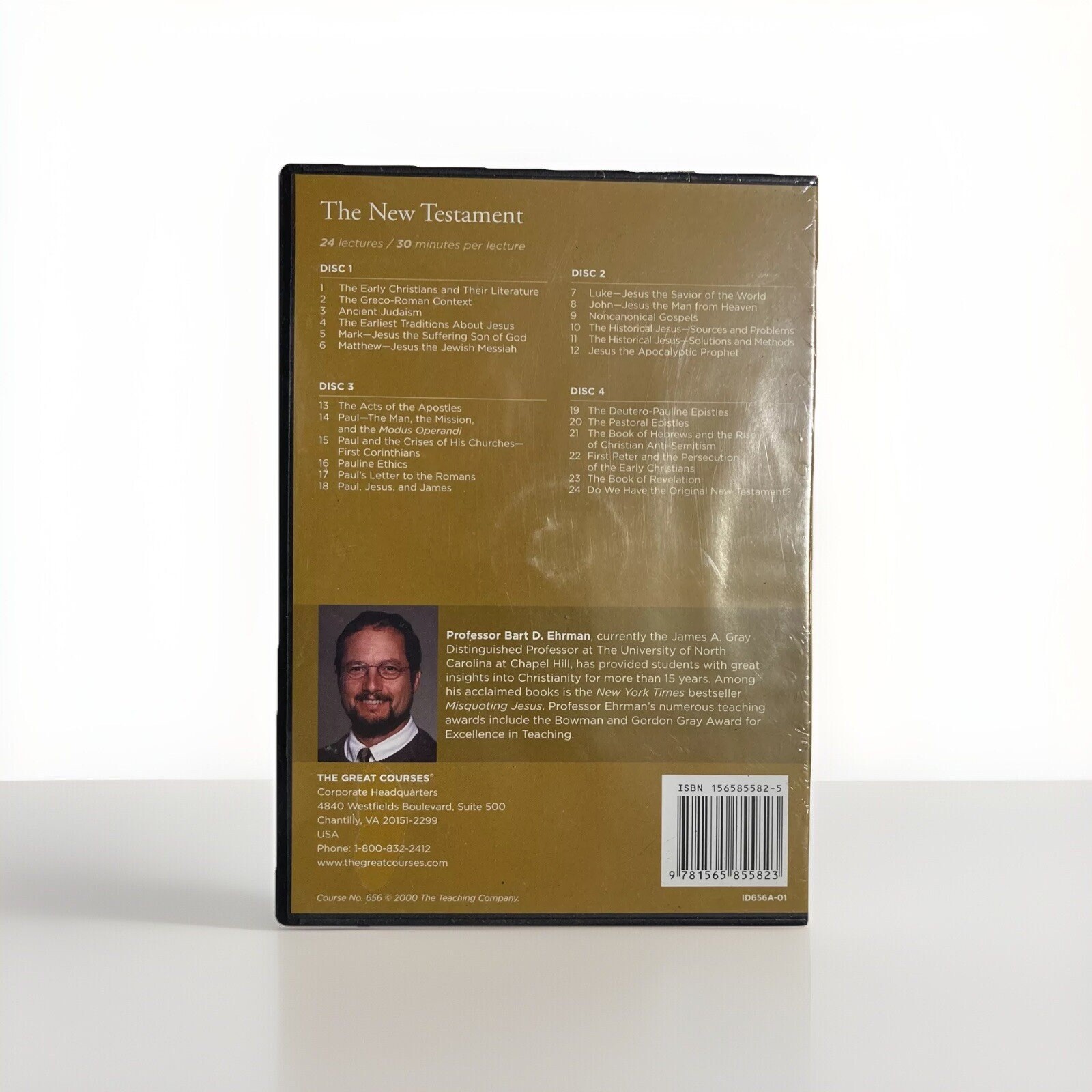 DVD New Testament by Bart D. Ehrman Christianity Paul Luke Matthew John Acts