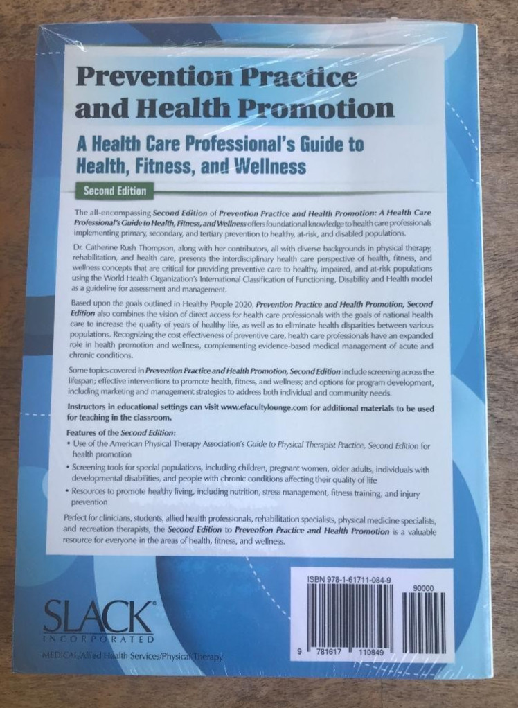 PREVENTION PRACTICE AND HEALTH PROMOTION ~ C. THOMPSON ~ 2014 ~HEALTH CARE GUIDE