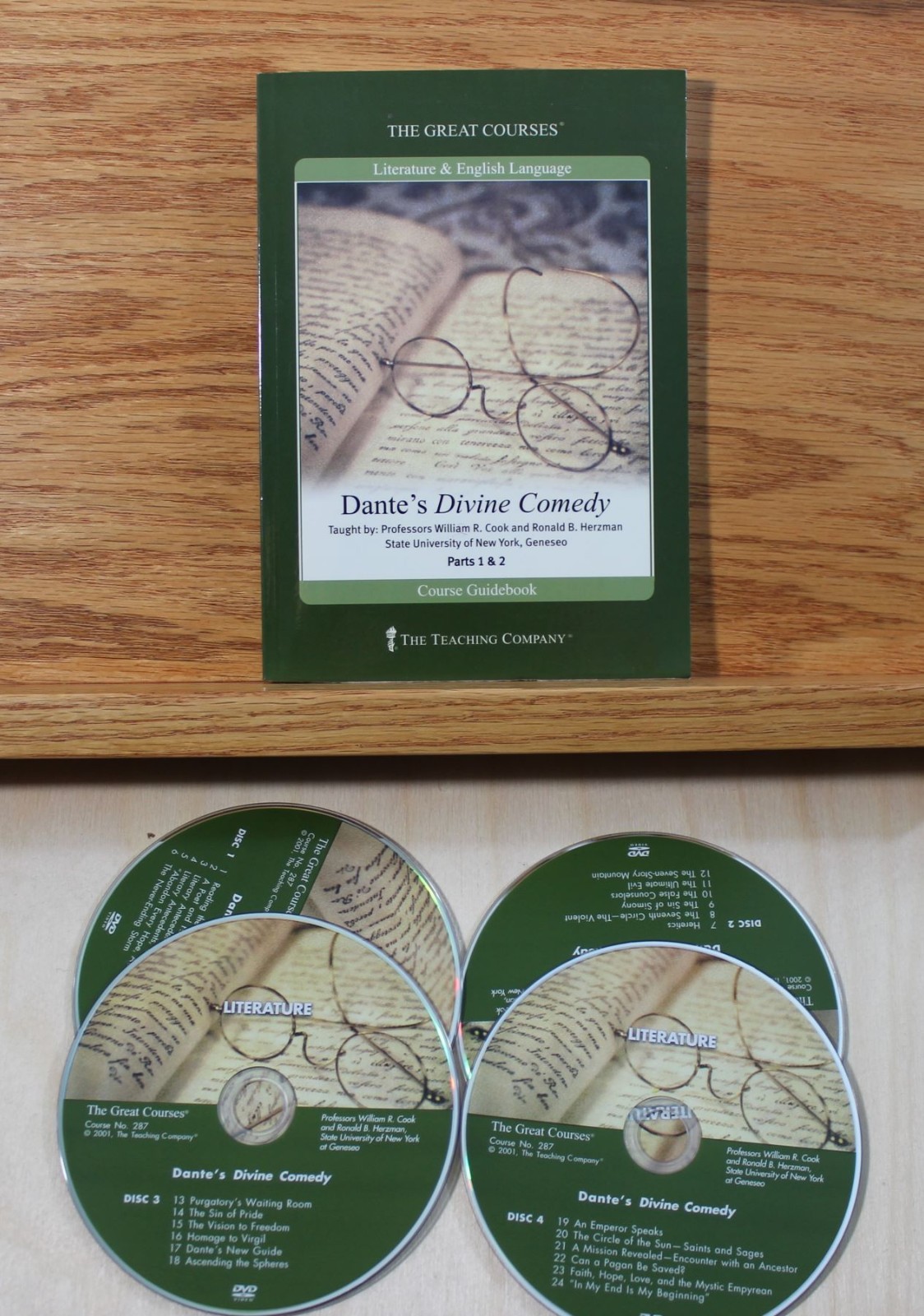 Dante’s Divine Comedy, The Teaching Company Great Courses 4 DVDs, DVD