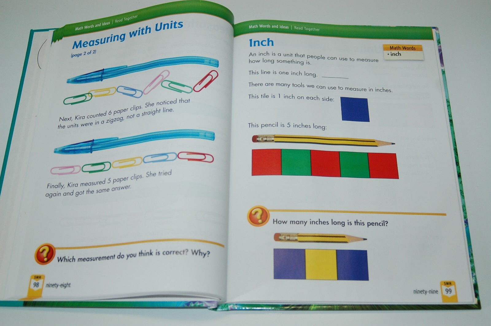 Grade 1 Investigations In Number, Data and Space Student Handbook