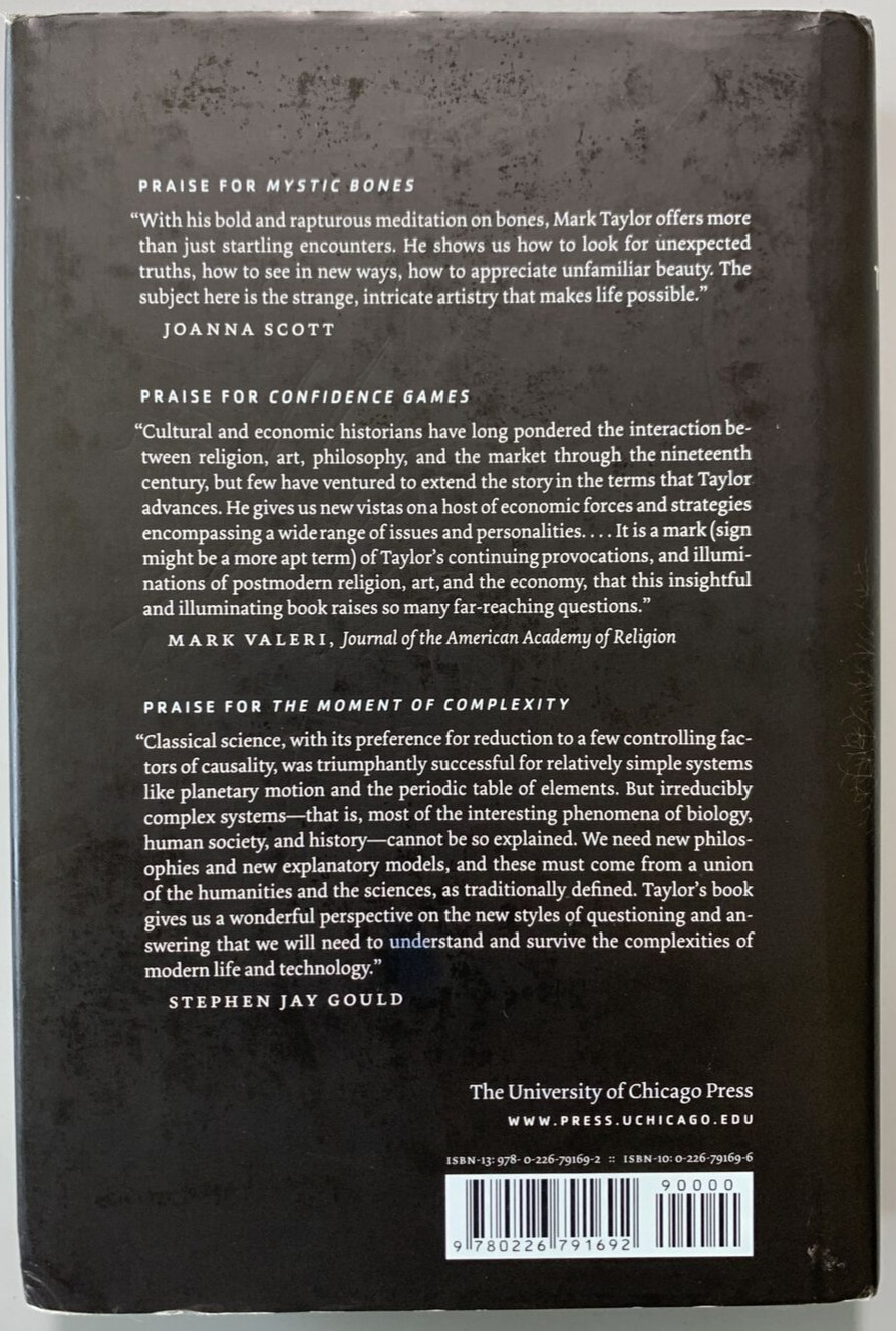 Mark C Taylor After God Hardcover Dust Jacket Clean Chicago Press G+