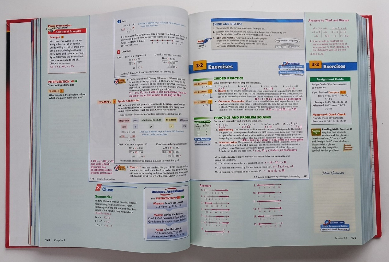 Algebra 1 Teacher’s Edition – Holt McDougal (Houghton Mifflin Harcourt, 2011) HC