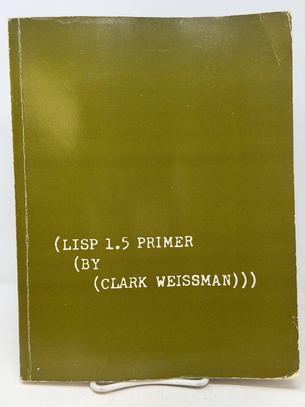 LISP 1.5 PRIMER by Clark Weissman (1967, SC)-Dickenson Series in Computer & Info