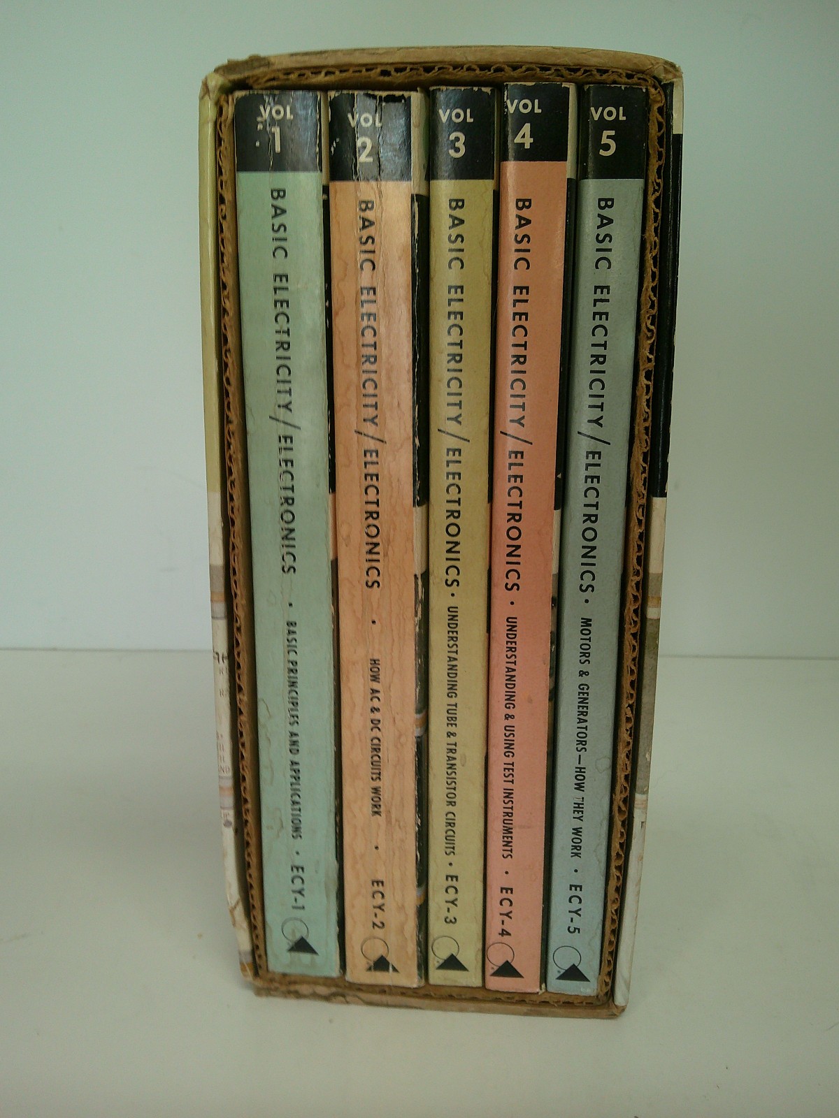 Vintage 5 Volume Howard W Sams & Co 1964 Basic Electricity/Electronics Book Set