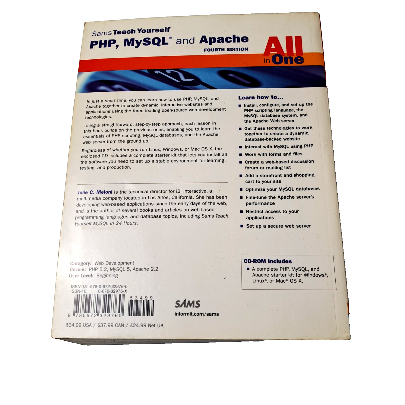 Sams Teach Yourself All in One PHP MySQL Apache 4th Edition J Meloni