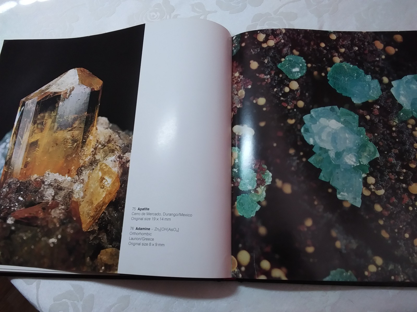 Rock identification book The Magic of Minerals 110 photos color large 196 pgs hb