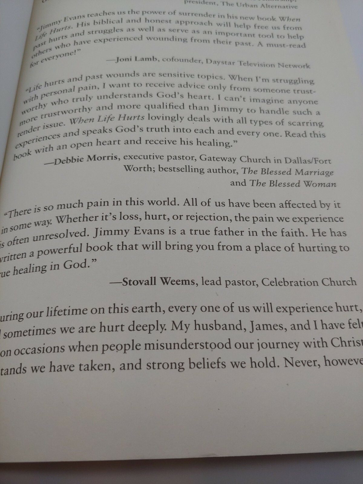 When Life Hurts | Jimmy Evans | Christian Healing Book | Paperback | Baker Books