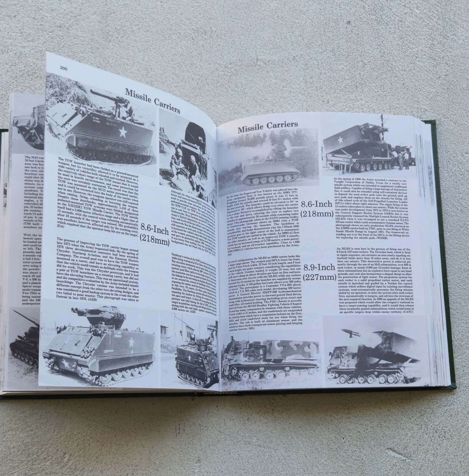 U.S. Military Tracked Vehicles Hard Cover Fred Crismon 1992 Pre-owned.
