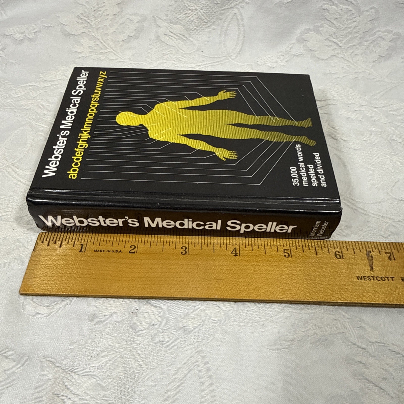 1975 Websters Medical Speller Small Size Hardcover Textbook By Merriam-Webster
