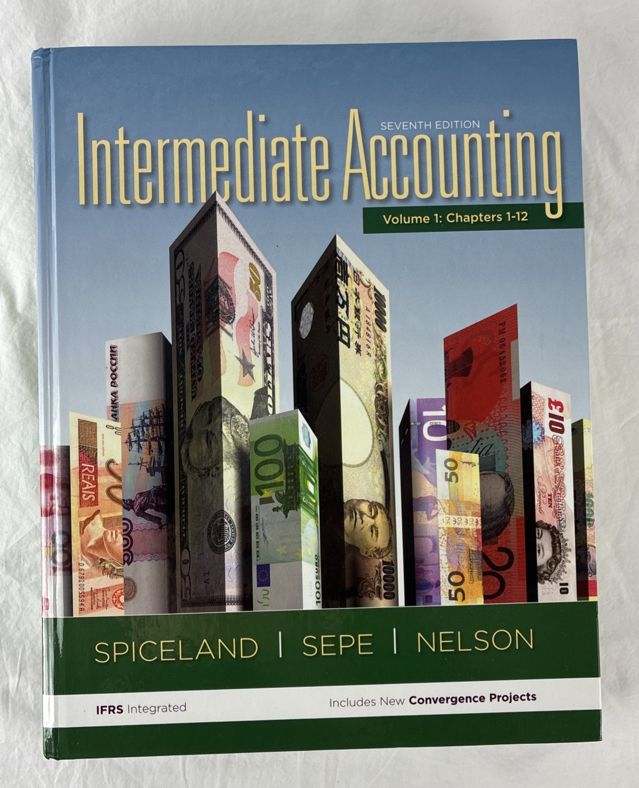 Spiceland Sepe Nelson Intermediate Accounting Vol 1 Ch 1-12 7th HC 2010 Like New