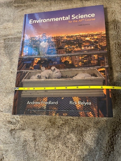 Environmental Science For The AP Course Third Edition Andrew Friedland Textbook