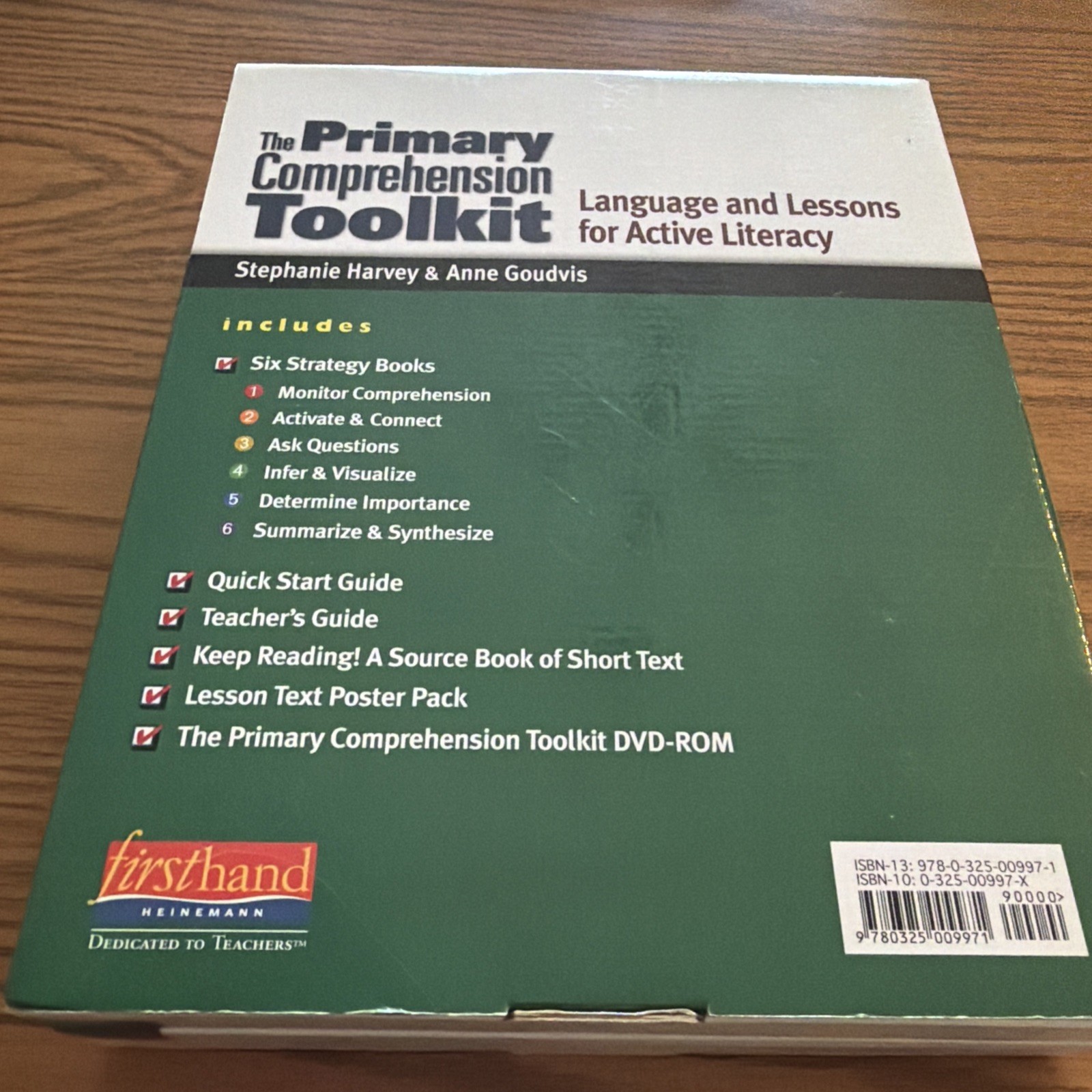 Primary Comprehension Toolkit by Anne Goudvis and Stephanie Harvey (Mixed Lot)