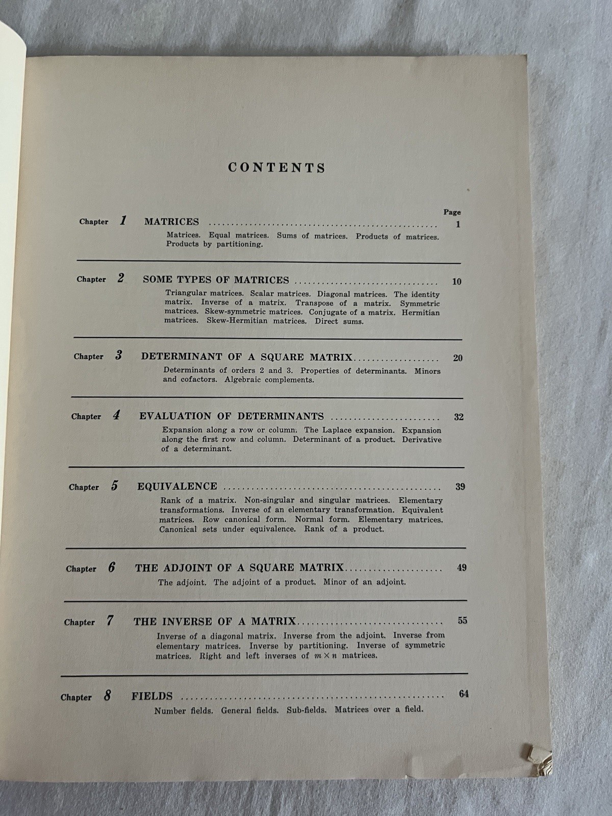Schaum’s Outline Ser.: Matrices by Frank Ayres Jr. (1962, Trade Paperback)