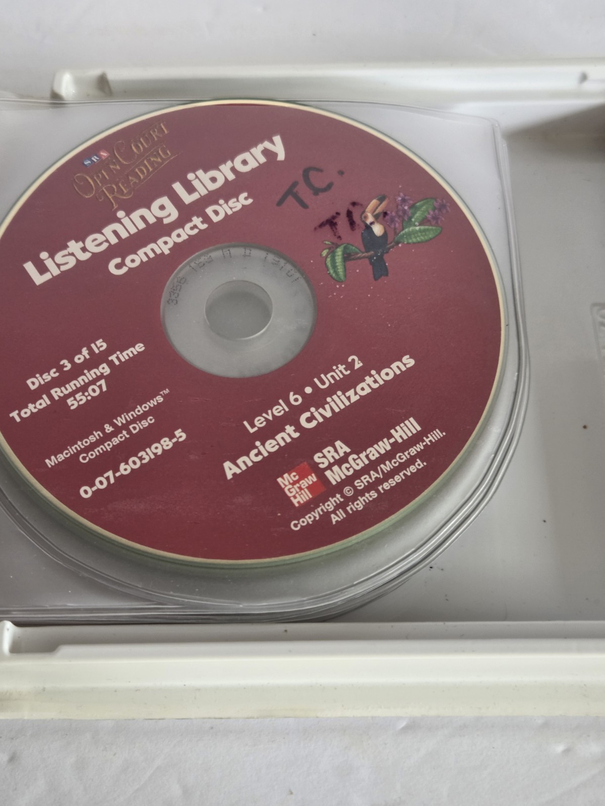 SRA Open Court Reading Preschool Level K Compact Discs Listening Library Level 6