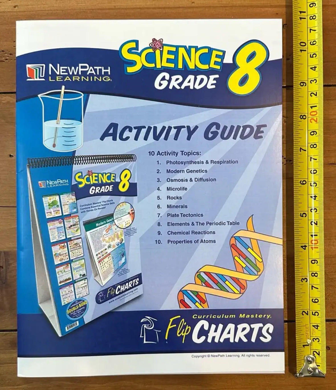 Vintage Science Stem School Learning Grade 8 Book Dry Erase Flip Chart Like New!