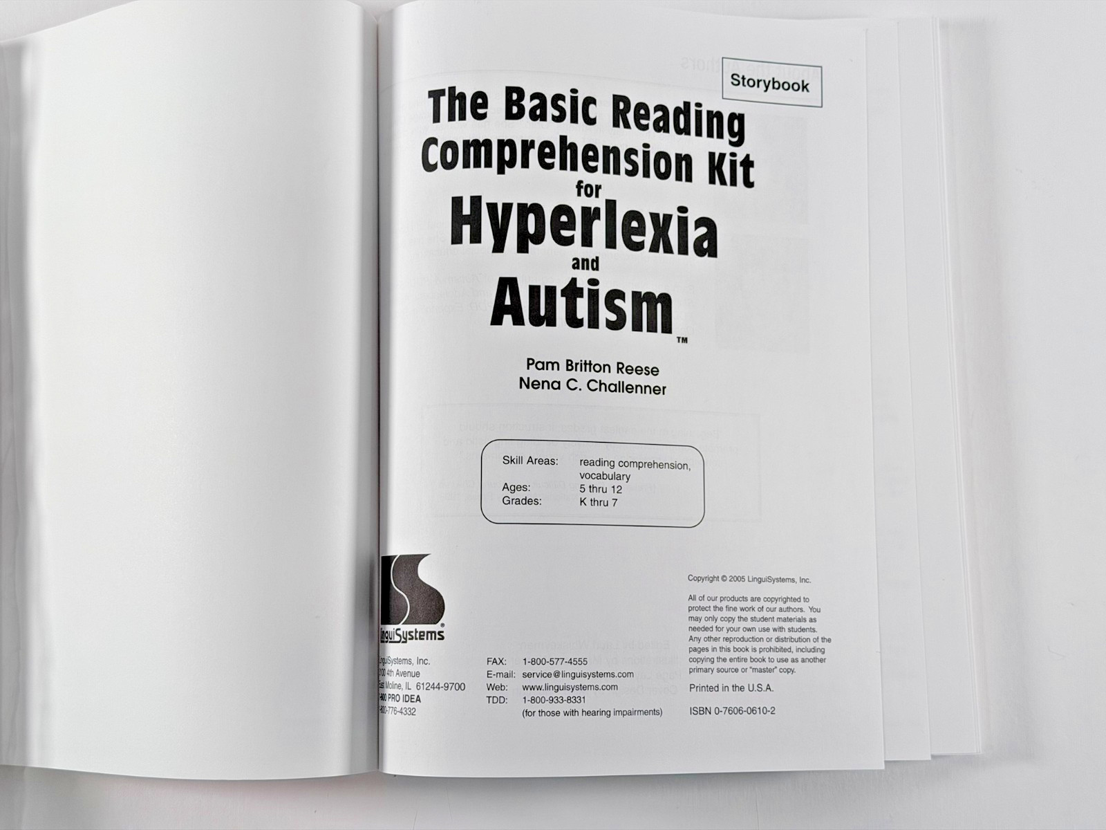Basic Reading Comprehension Kit Hyperlexia Autism Special Education Speech Thera