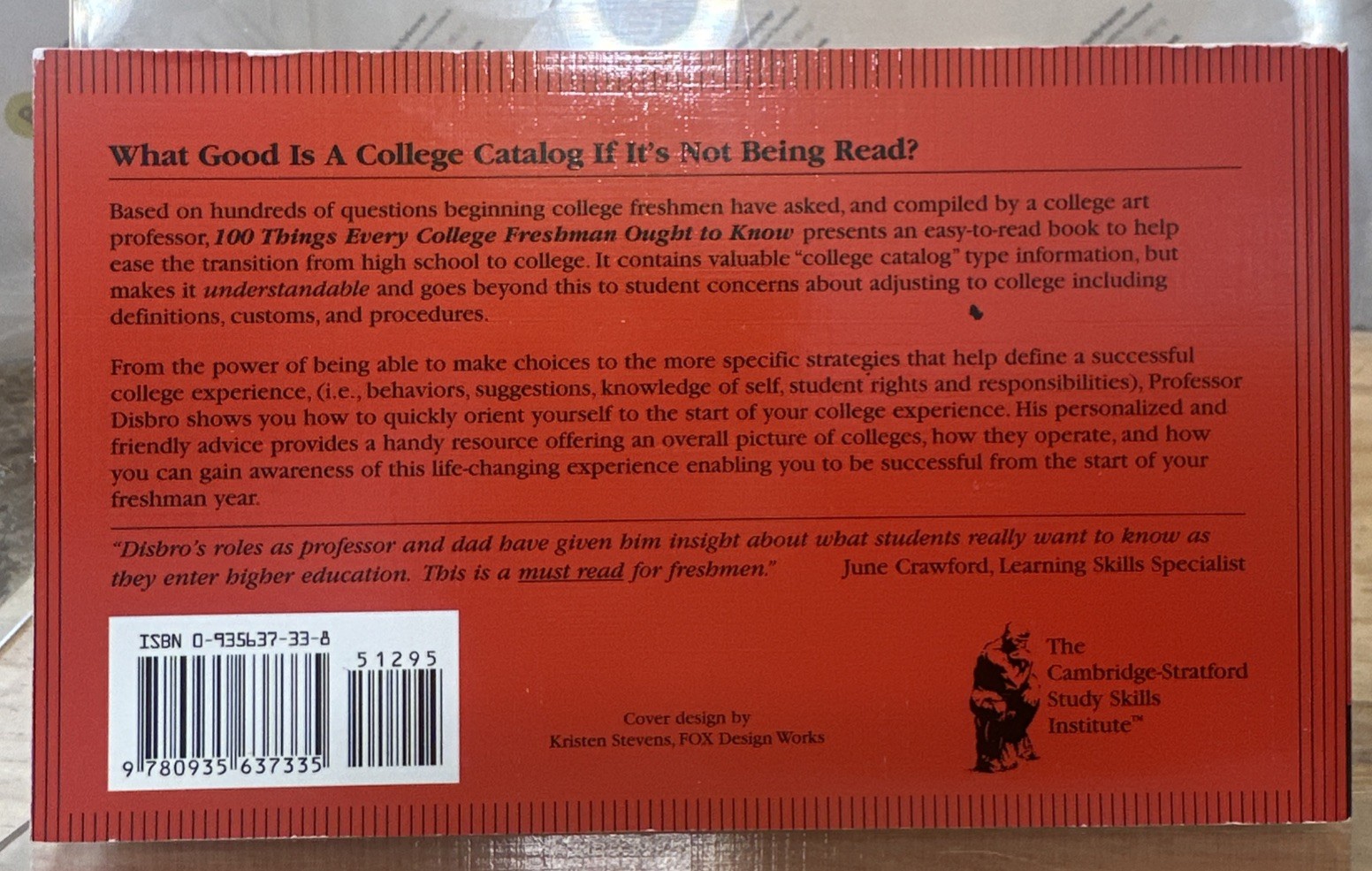 100 Things Every College Freshman Ought to Know 2nd Edition 2007 William Disbro