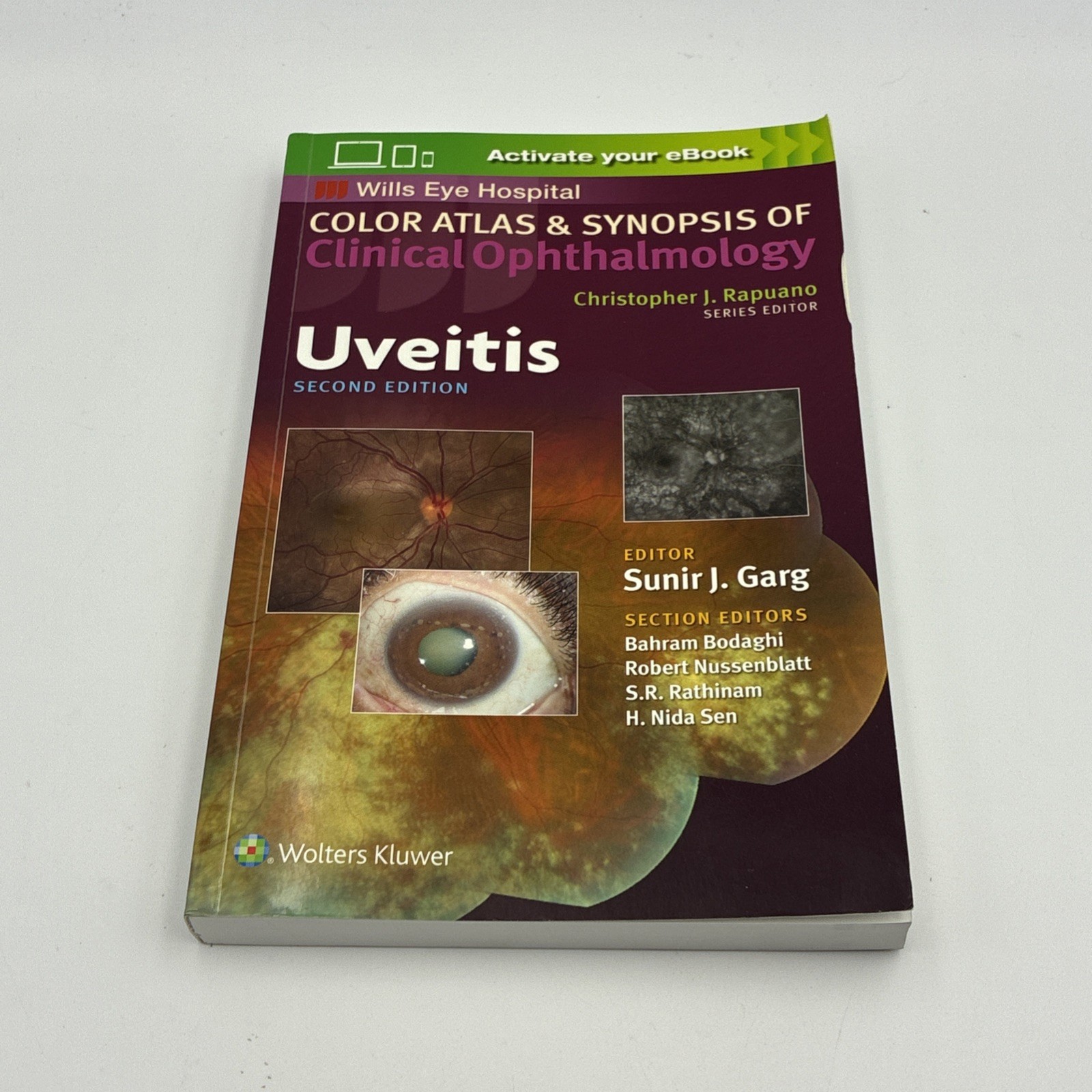 UVEITIS 2nd Edition -Rapuano Garg Color Atlas & Synopsis Ophthalmology with Code