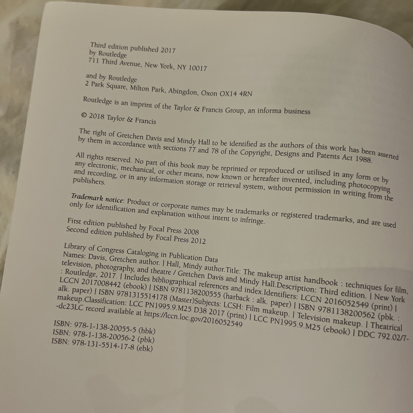 The Makeup Artist Handbook: Techniques for Film, Television, Photography, an…