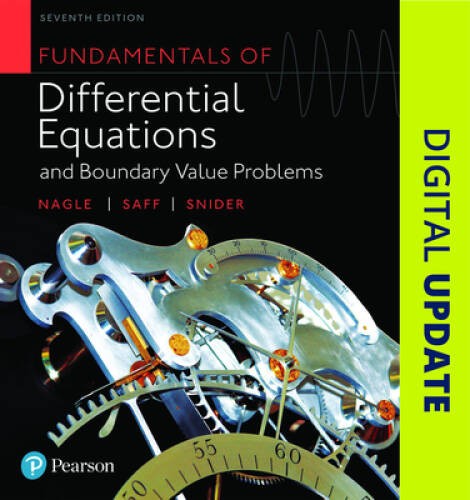 Fundamentals of Differential Equations and Boundary Value Problems (7th E – GOOD