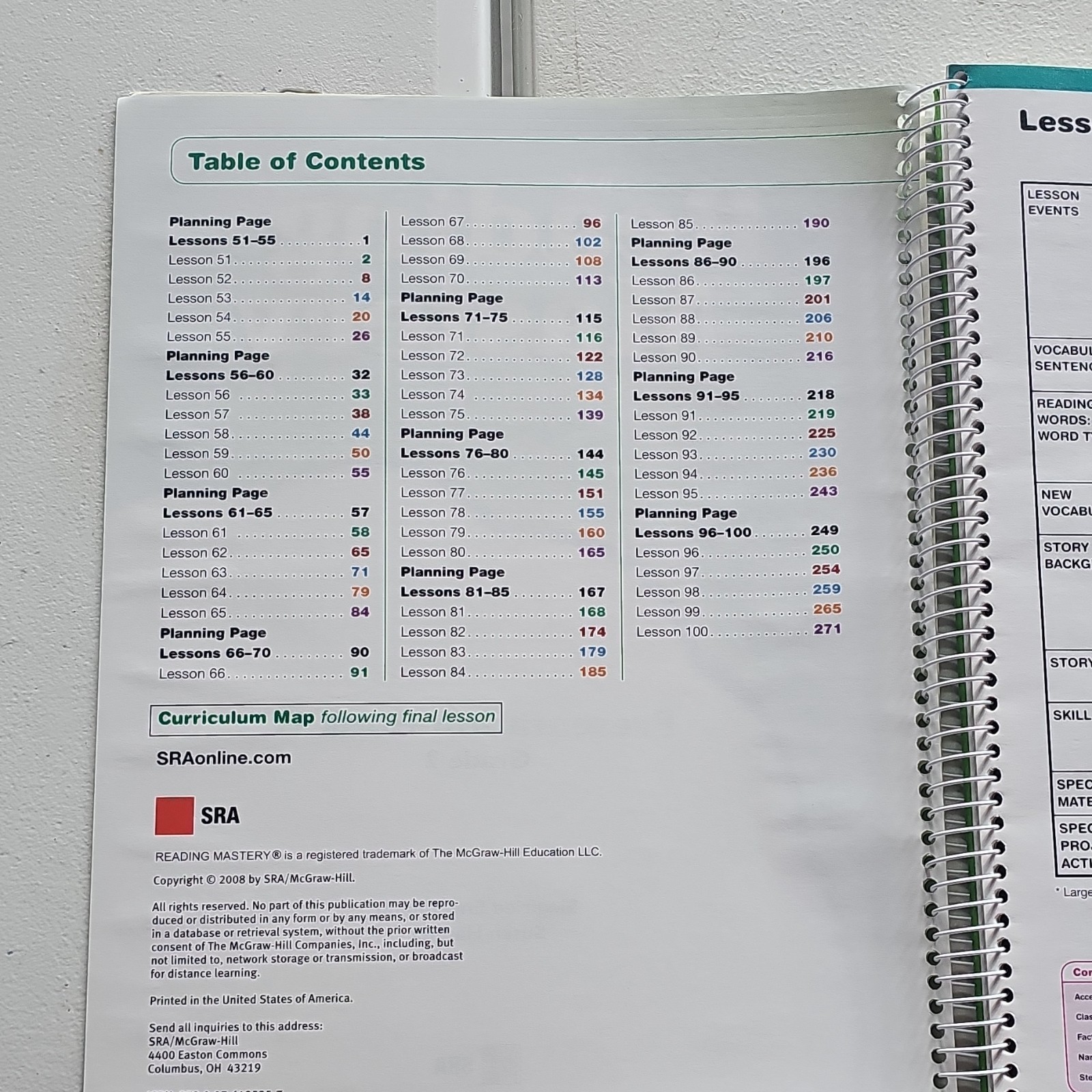 SRA/McGraw-Hill Reading Mastery Signature Ed Presentation Book B Gr 2 2008