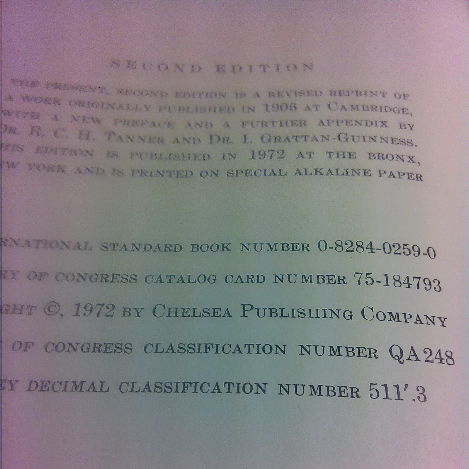 THEORY OF SETS OF POINTS: OrigInal 1972 Hb Ed BRAND NEW 326 Pages SEE MY PHOTOS!