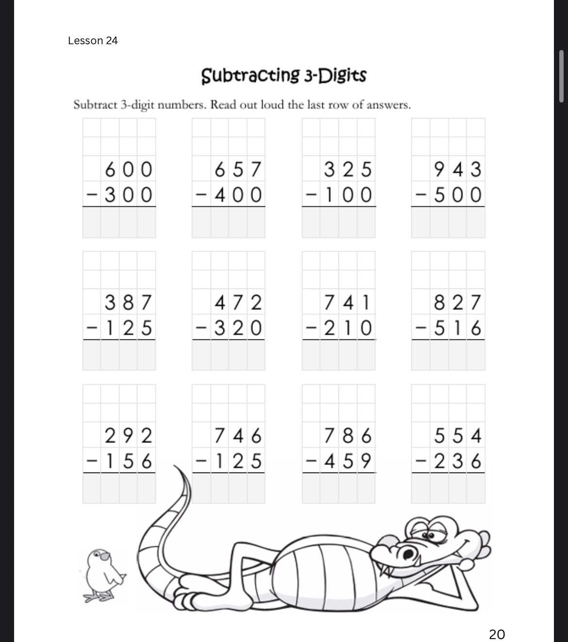 3rd Grade Math Full year Lessons Workbook Third Grade Math homeschool