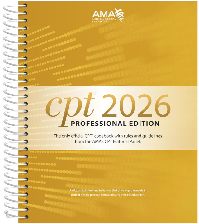 CPT Professional 2026 by American Medical Association (2025, Spiral)