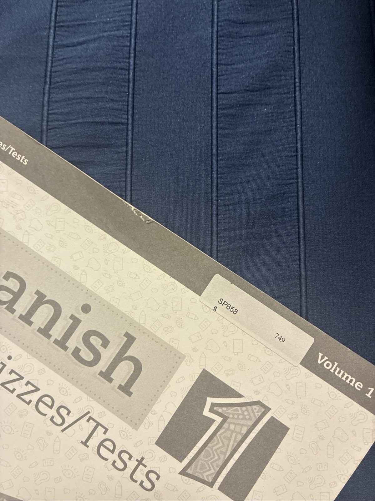 A Beka Spanish 1 Quiz & Test Book Volumes 1 and 2 – Student Tests Quizzes ABeka