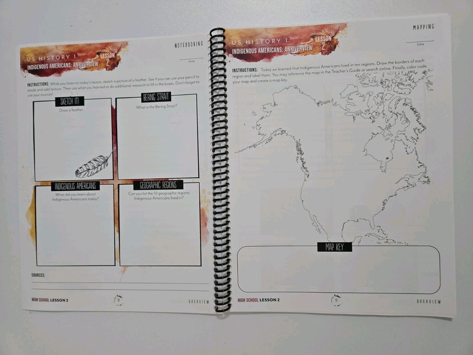 Gather Round Homeschool – US History 1 – A New World – High School Workbook