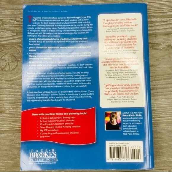 Paula Kluth You’re Going to Love This Kid Teaching Students w Autism 2nd edition