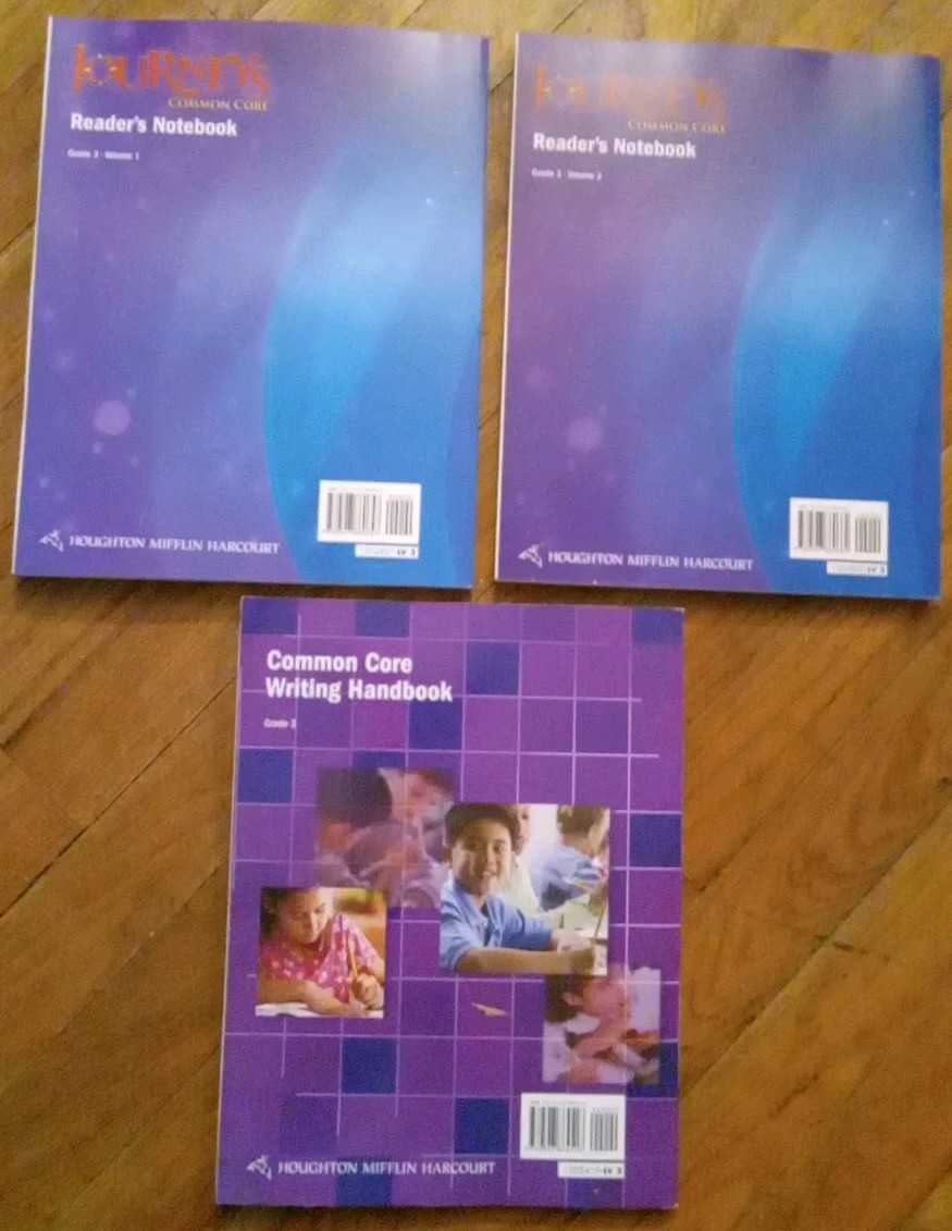 Common Core Reader’s Notebook Grade 3 Vol 1 &2, Common Core Writing Check Photos