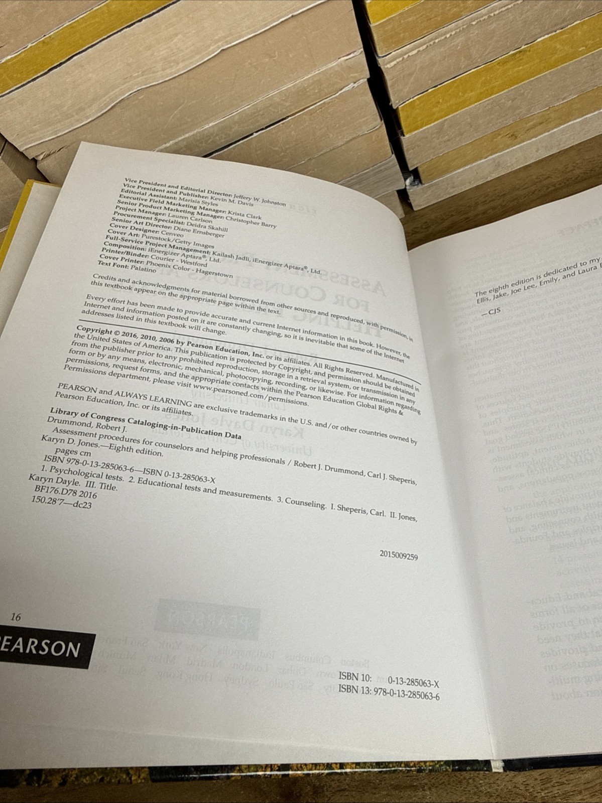 Assessment Procedures for – Hardcover, by Drummond Robert J.