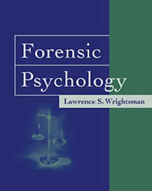 Forensic Psychology Hardcover Lawrence S. Wrightsman