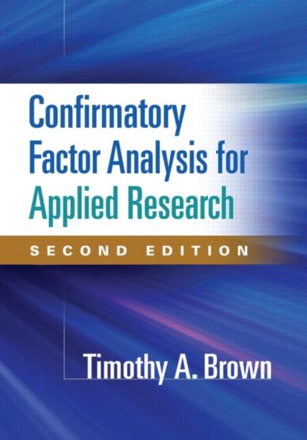 CONFIRMATORY FACTOR ANALYSIS FOR APPLIED by Timothy A. Brown Paperback Self Help