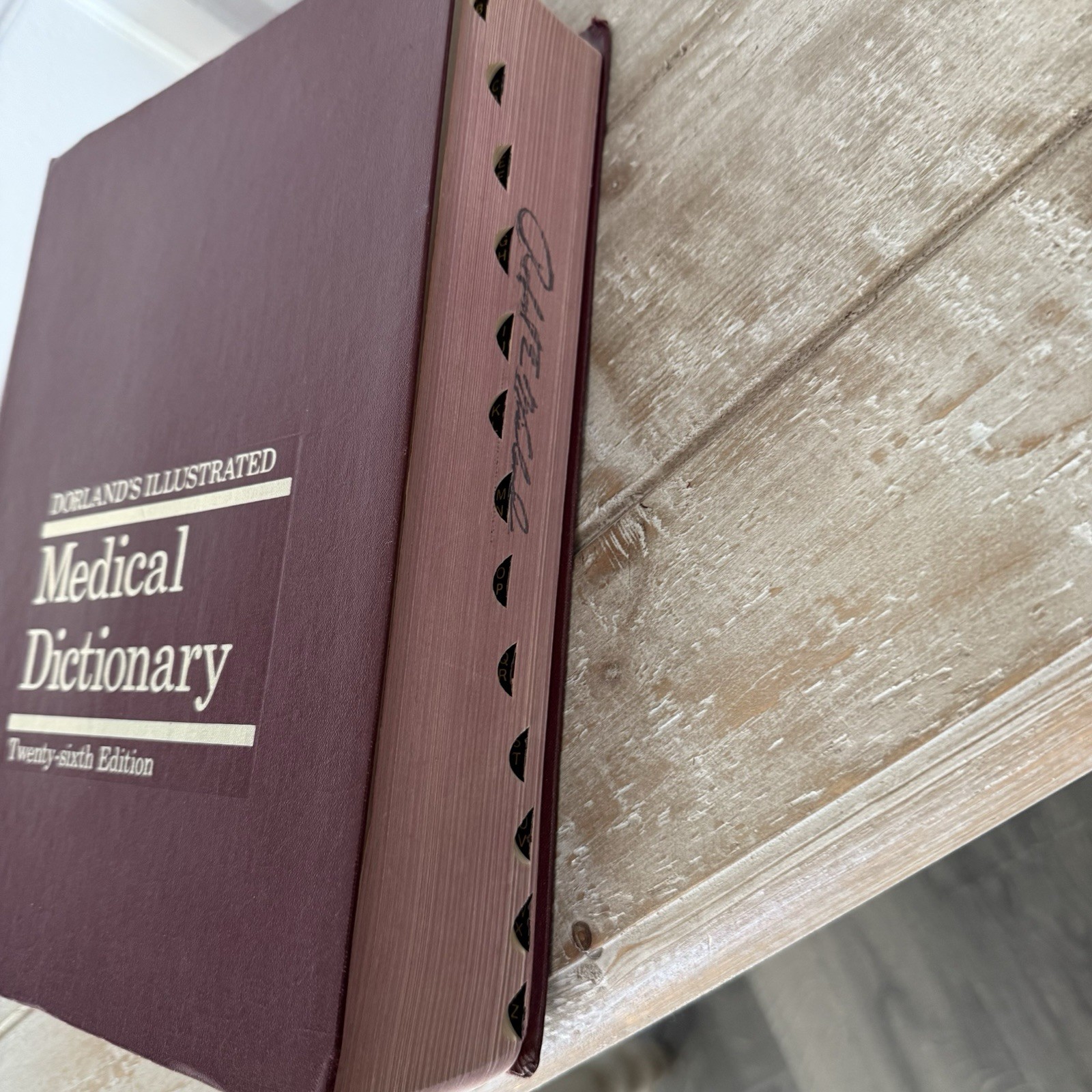 Dorland’s Illustrated Medical Dictionary 26th Edition Leatherette Binding 1981