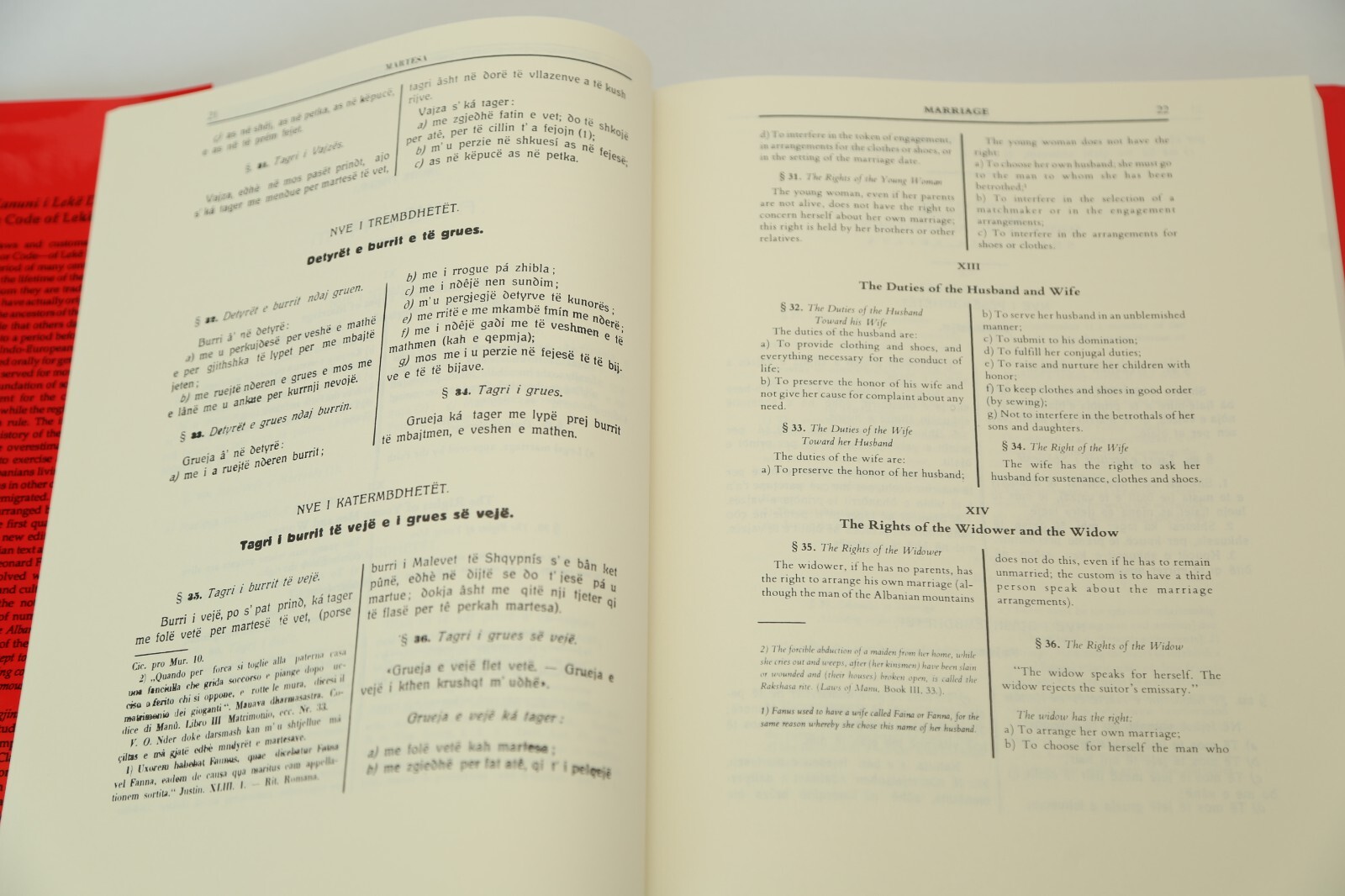 Kanuni i Lekë Dukagjinit, The Code of Lekë Dukagjini. Albanian-English Language.