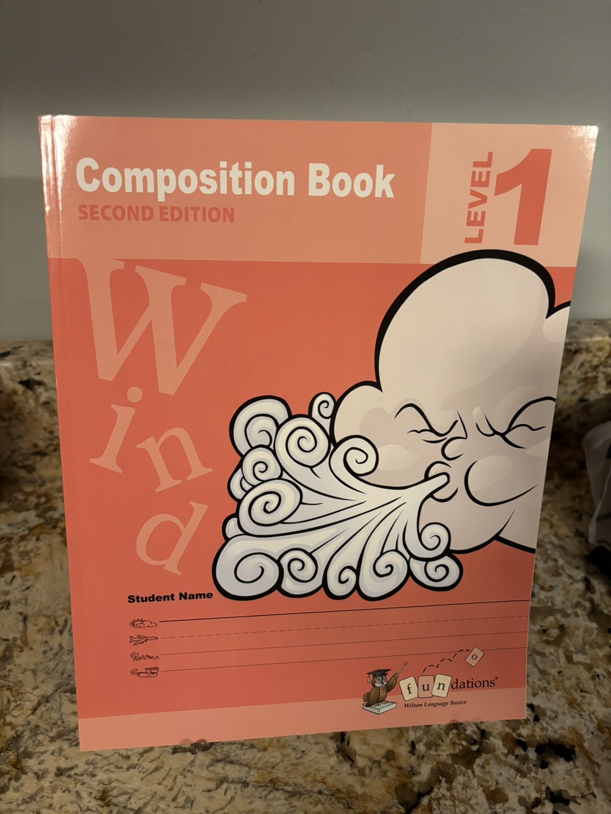 NEW 3 Wilson Fundations Books: 1 Student K Notebook 2 Composition Bks Level 1-2
