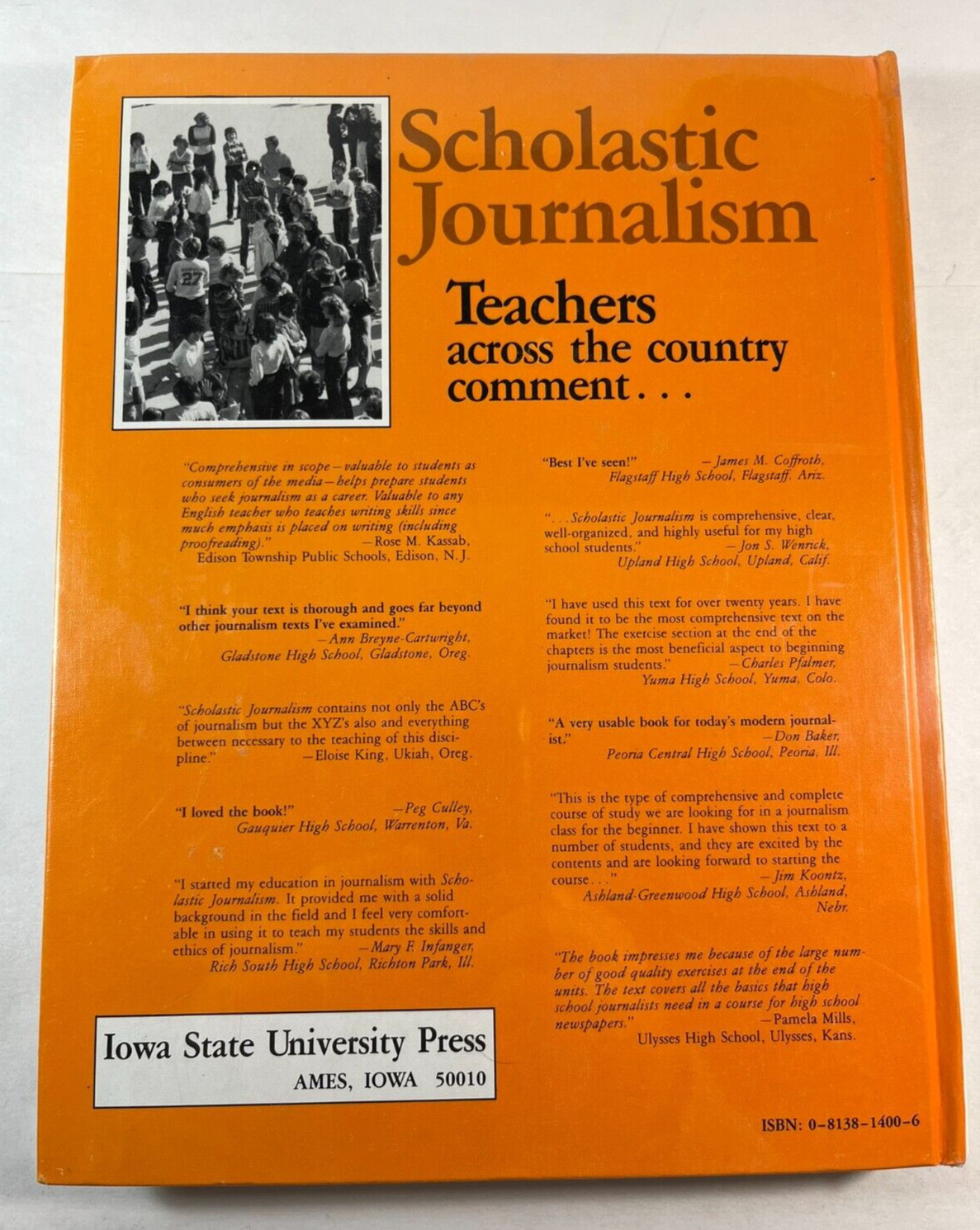 Scholastic Journalism 7th Editon 1984 0813814006 NEW Hardcover by English & Hach