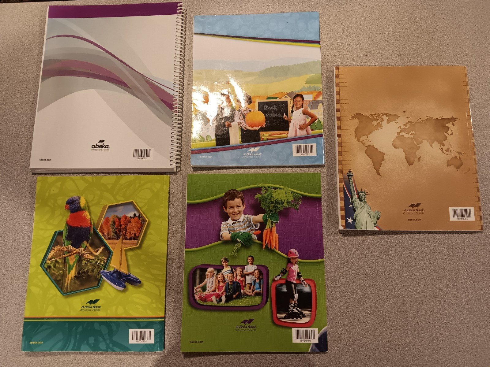 Abeka 1st Grade History, Science, Health, Community Helpers and Lesson Plans