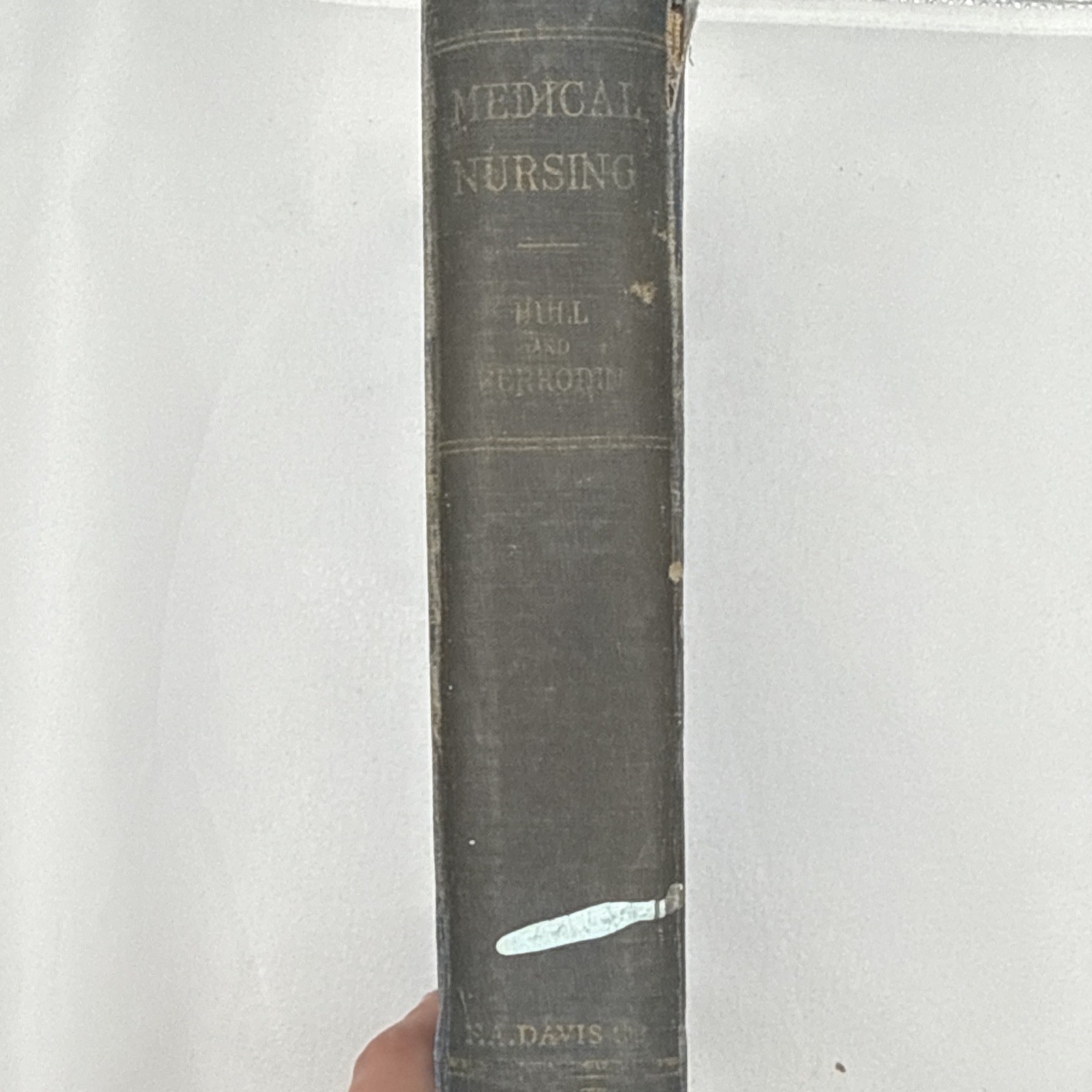Medical Nursing 4th Ed HC Illustrated Hull & Perrodin 1949 F.A. Davis