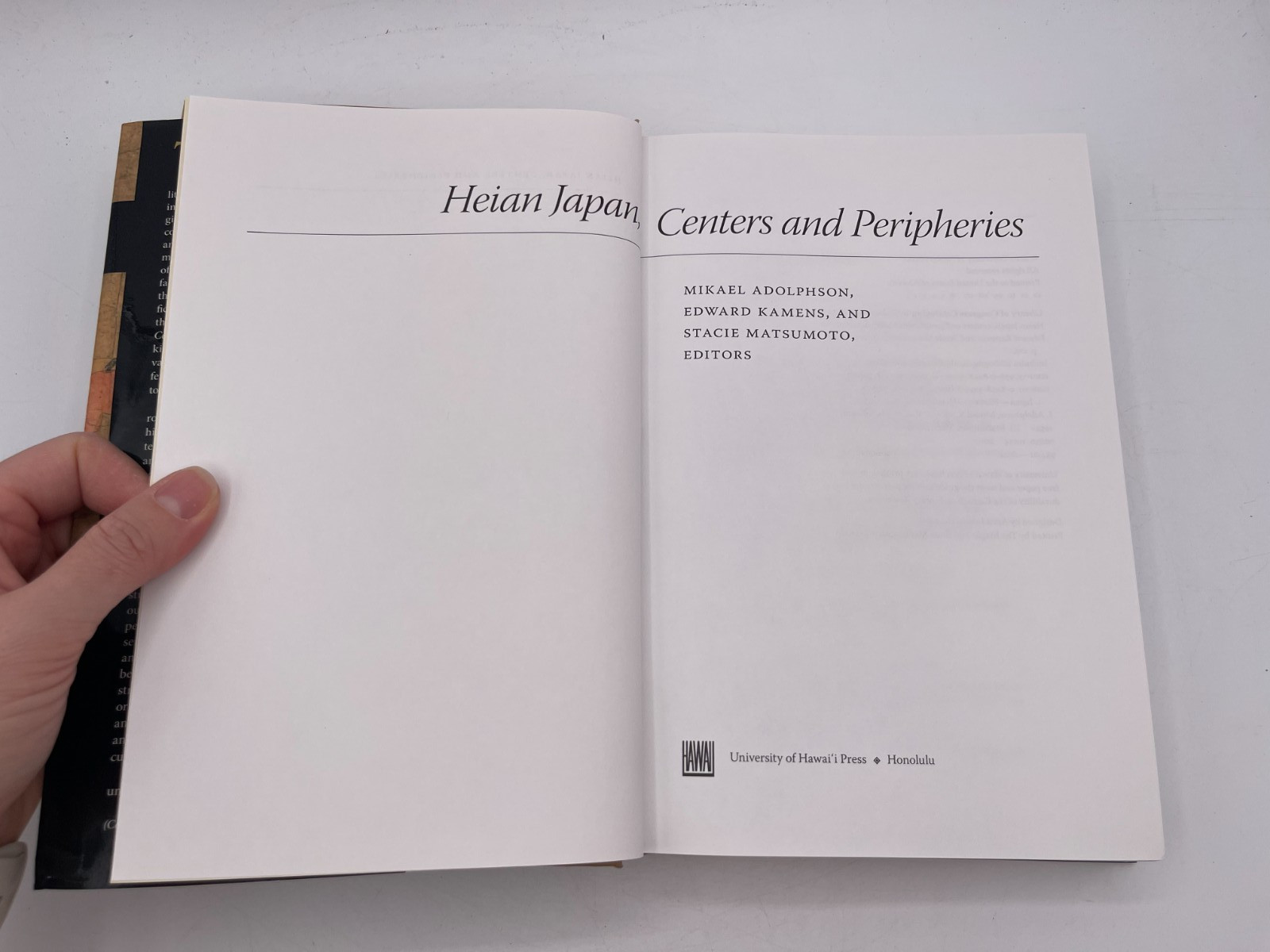 Heian Japan, Centers and Peripheries by Edward Kamens (2007, Hardcover)