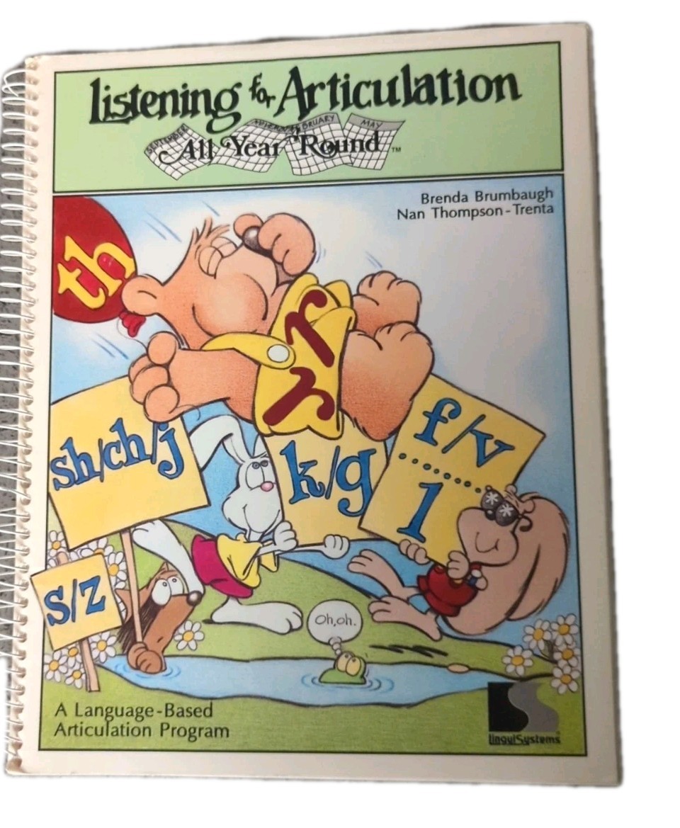 Listening for Articulation All Year Round: A Language Based Articulation Program