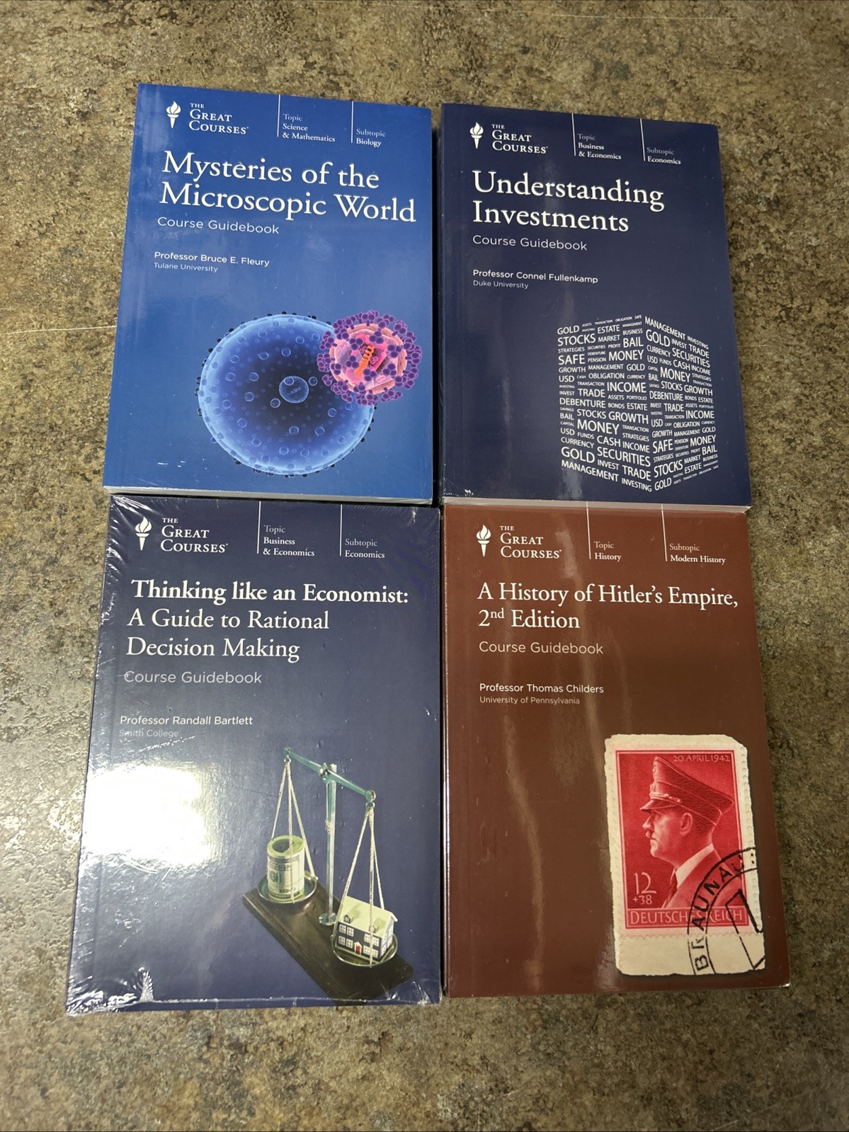 The Great Courses LOT of 32 Complete Sets of Books/DVDs/CDs (Most are Brand New)